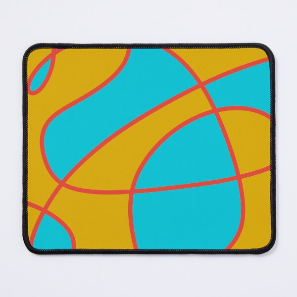 Item preview, Red, mustard, aqua (Scribble Background) designed and sold by eveyting.