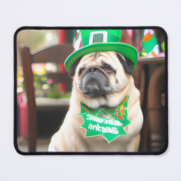 Item preview, St Patricks Pug. St Patricks Dog. designed and sold by Doggymadness.
