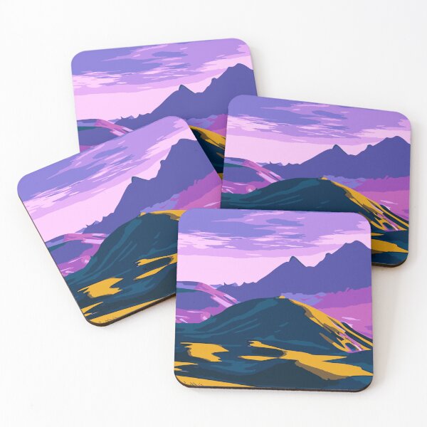 Item preview, Vintage Abstract Illustration:- Retro Landscape Illustration-Vintage Landscape art  designed and sold by typoinspired.
