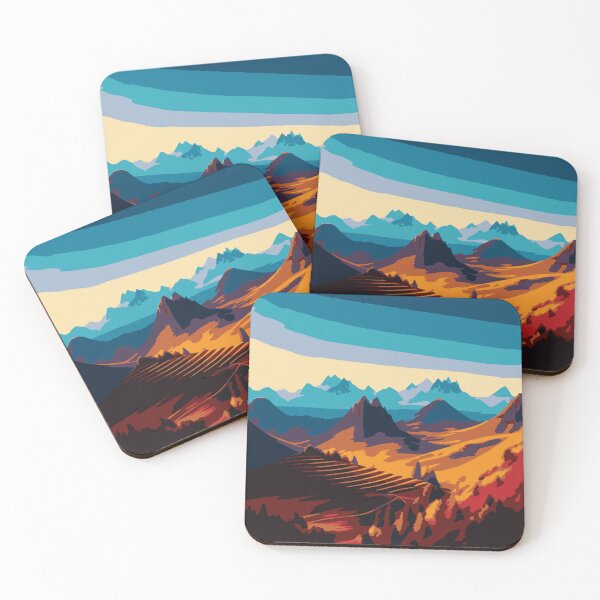 Item preview, Retro Futurism Art:- Retro Futurism Art-Retro Landscape Art designed and sold by typoinspired.