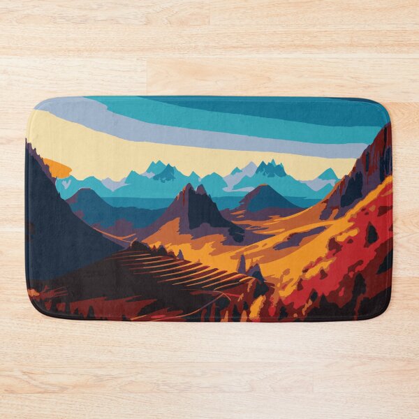 Item preview, Retro Futurism Art:- Retro Futurism Art-Retro Landscape Art designed and sold by typoinspired.