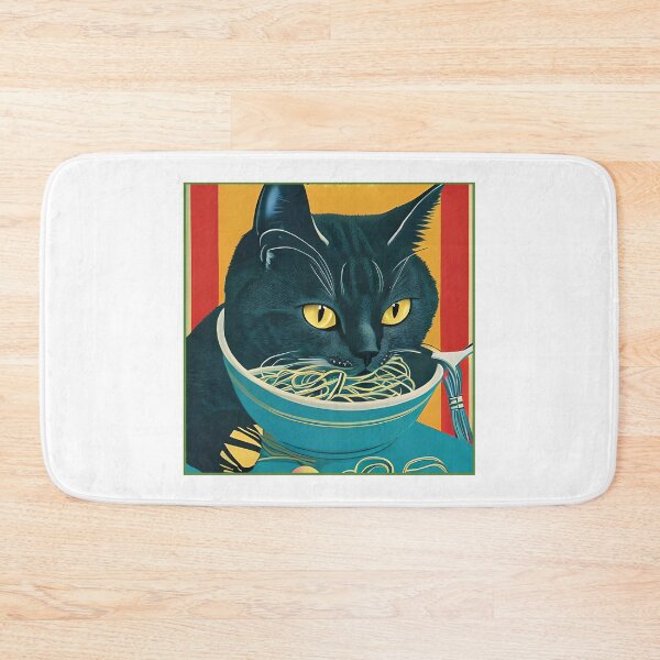 Item preview,  Cat Eating Spaghetti Pastel designed and sold by roleshop.