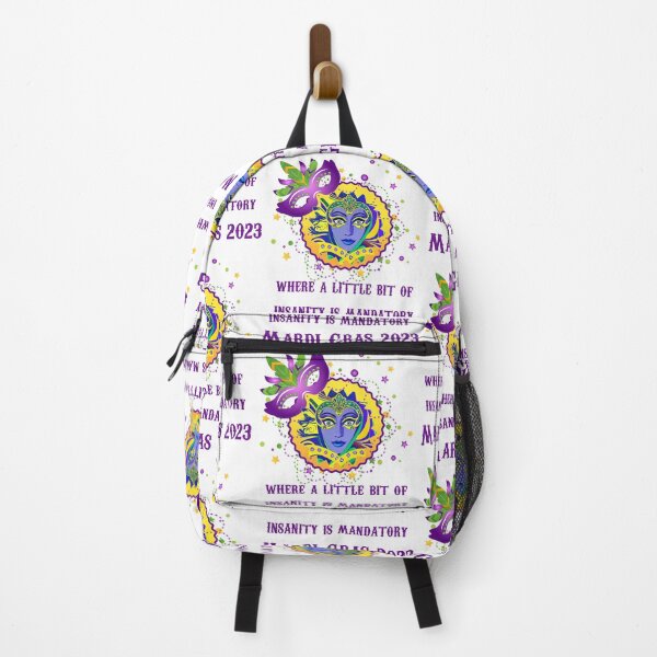 Item preview, Where a little bit of insanity is mandatory - Mardi Gras 2023 designed and sold by ElLocoMus.