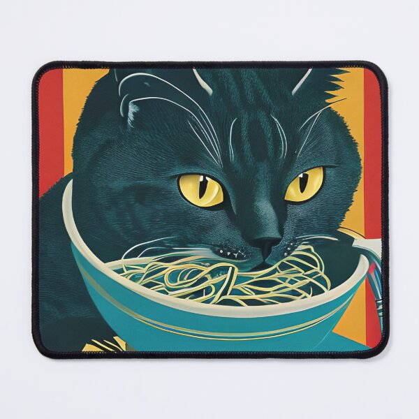 Item preview,  Cat Eating Spaghetti Pastel designed and sold by roleshop.