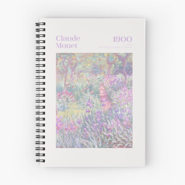 Item preview, The Artist's Garden at Giverny by Claude Monet, Lavender Lilac Purple designed and sold by evermore-design.