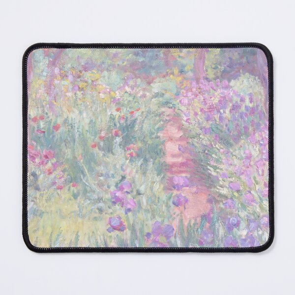 Item preview, The Artist's Garden at Giverny by Claude Monet, Lavender Lilac Purple designed and sold by evermore-design.