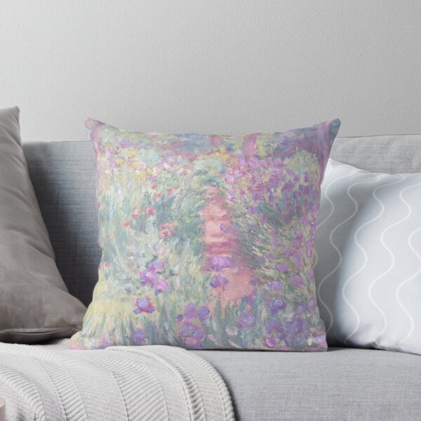 Item preview, The Artist's Garden at Giverny by Claude Monet, Lavender Lilac Purple designed and sold by evermore-design.