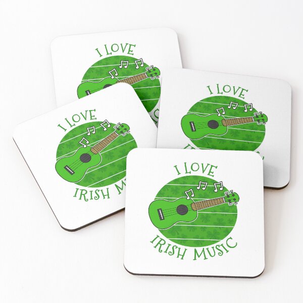 Item preview, St Patrick's Day Ukulele, I Love Irish Music designed and sold by doodlerob.