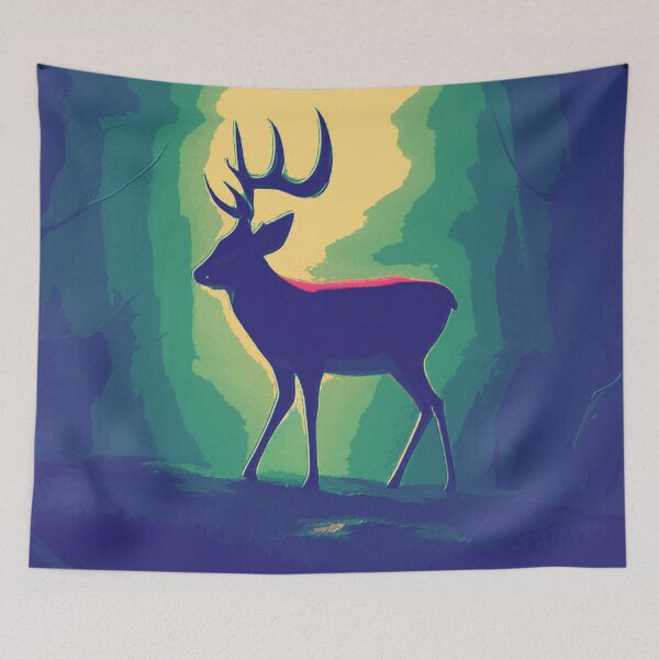 Item preview, Abstract Deer designed and sold by 4t4design.