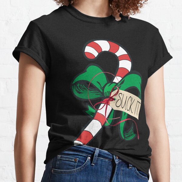 Suck It Candy Cane TShirts Redbubble