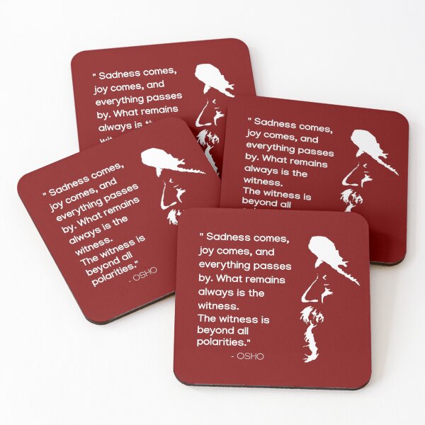 Item preview, Osho - The witness is beyond all polarities ... text design designed and sold by RetComly.