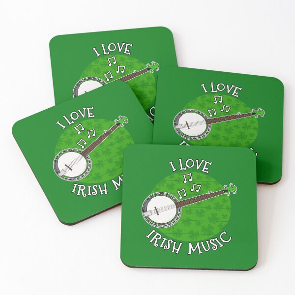 Item preview, St Patrick's Day Banjo, I Love Irish Music designed and sold by doodlerob.