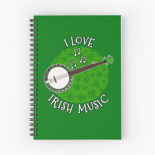 Item preview, St Patrick's Day Banjo, I Love Irish Music designed and sold by doodlerob.