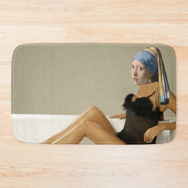 Item preview, Girl With A Pearl Earring Funny Poster designed and sold by Teetans.