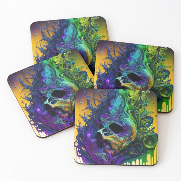 Item preview, Swirling colorful abstract paint designed and sold by RK - Shop.