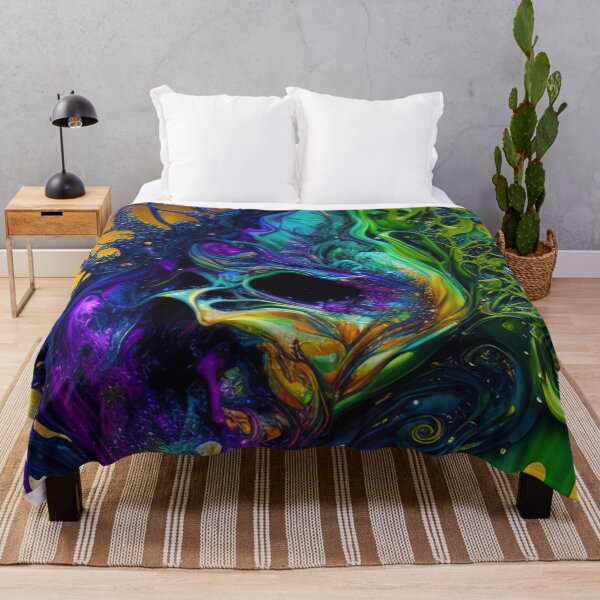 Item preview, Swirling colorful abstract paint designed and sold by RK - Shop.