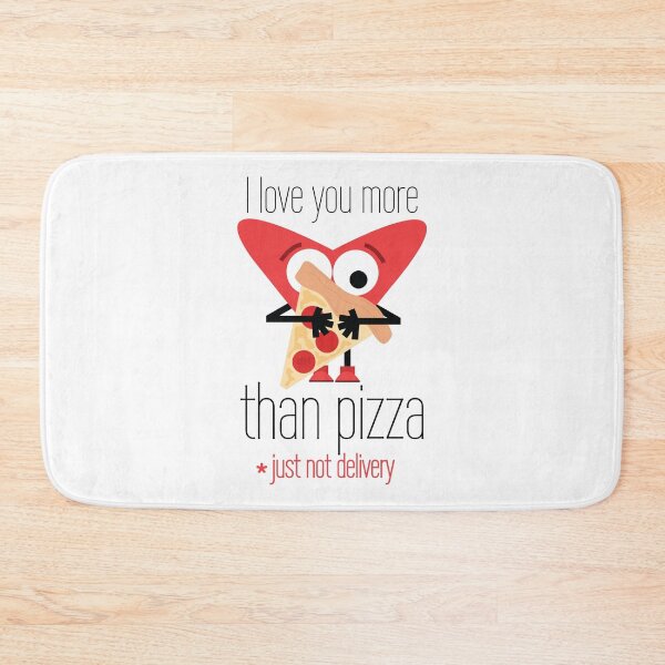 Item preview, I Love You More Than Pizza Just Not Delivery. Heart Hugging Pizza And In Love Dating Marriage Vday designed and sold by doseofwin.