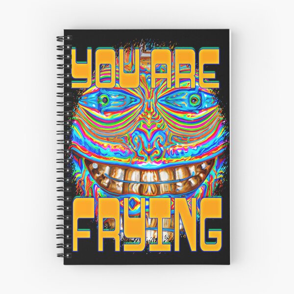 Item preview, You Are Frying - Captioned (1)- Trippy Psychedelic Art designed and sold by TheThirdEye.
