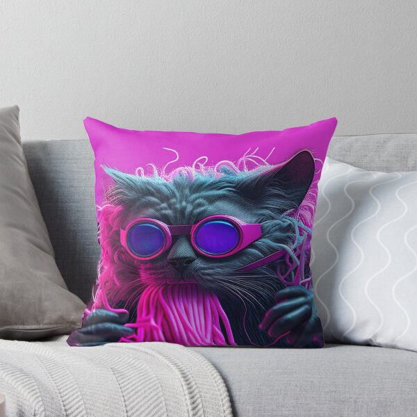 Item preview, cat eating spaghetti designed and sold by ATALLAH Ahmed.