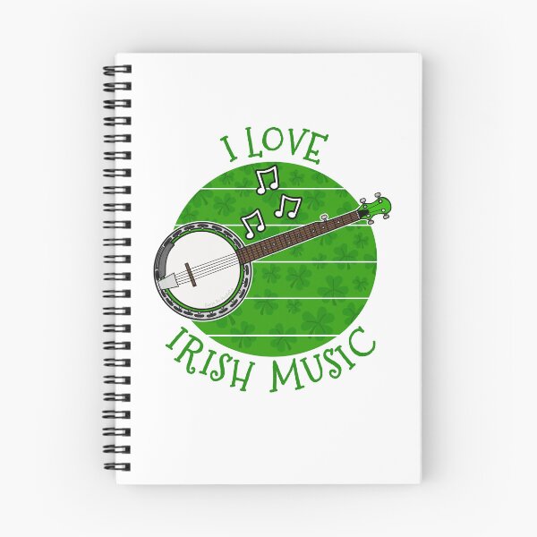 Item preview, St Patrick's Day Banjo, I Love Irish Music designed and sold by doodlerob.