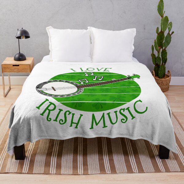 Item preview, St Patrick's Day Banjo, I Love Irish Music designed and sold by doodlerob.