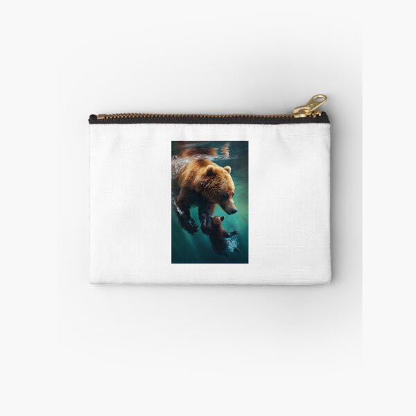 Item preview, Mama bear with her child in water designed and sold by Dark Fantasy Store.