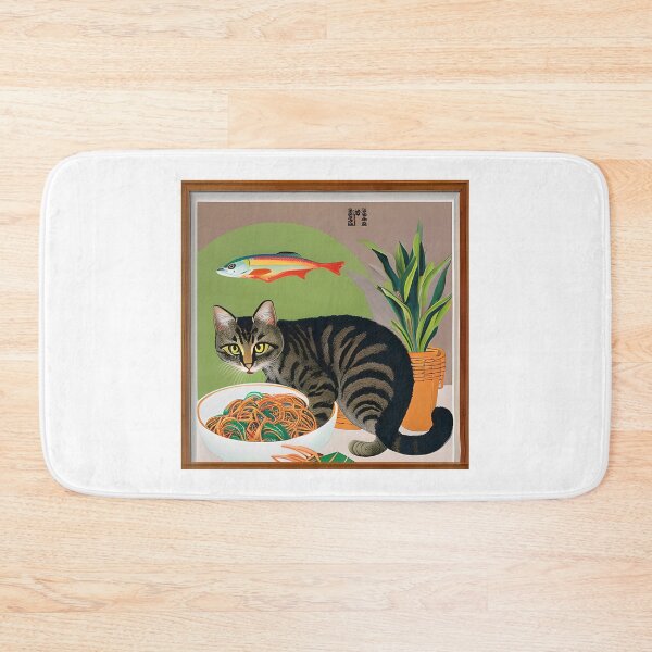 Item preview, Cat Eating Spaghetti Pastel designed and sold by roleshop.