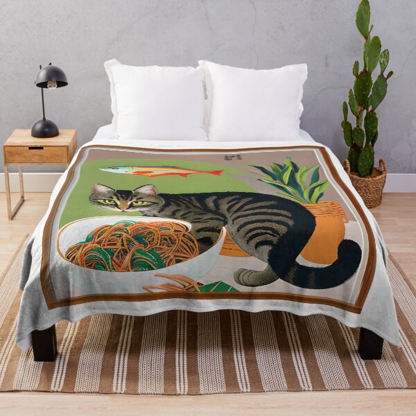 Item preview, Cat Eating Spaghetti Pastel designed and sold by roleshop.
