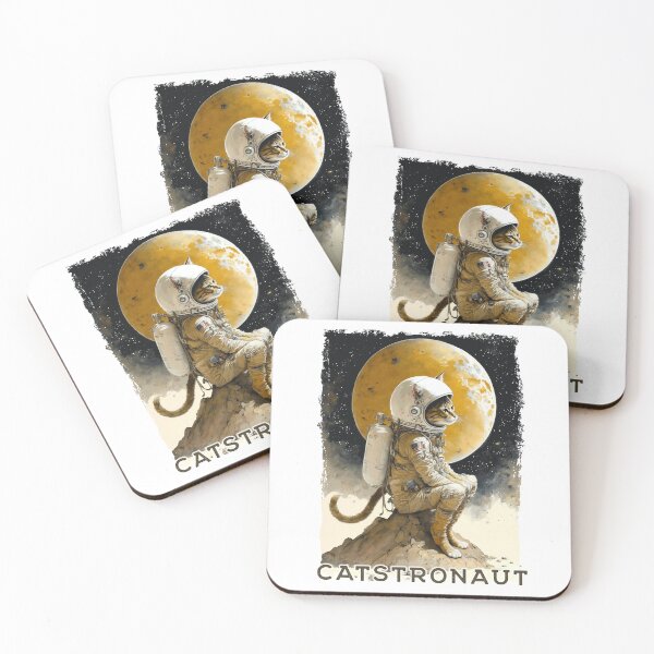 Item preview,  Catstronaut, Cool Quirky and Cute Cat Astronaut Design designed and sold by Proverbial Wisdom Design.