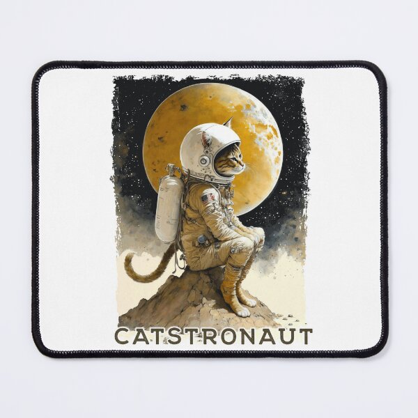 Item preview, Catstronaut, Cool Quirky and Cute Cat Astronaut Design designed and sold by Proverbial Wisdom Design.