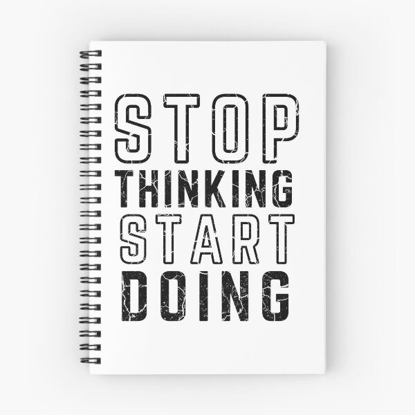Item preview, STOP THINKING START DOING Poster Distressed  designed and sold by KingsManKind.