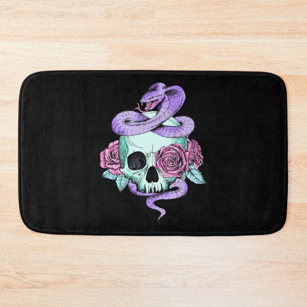 Item preview, Pastel Goth Valentine - Skull Roses and Snake designed and sold by MagicStrawberry.