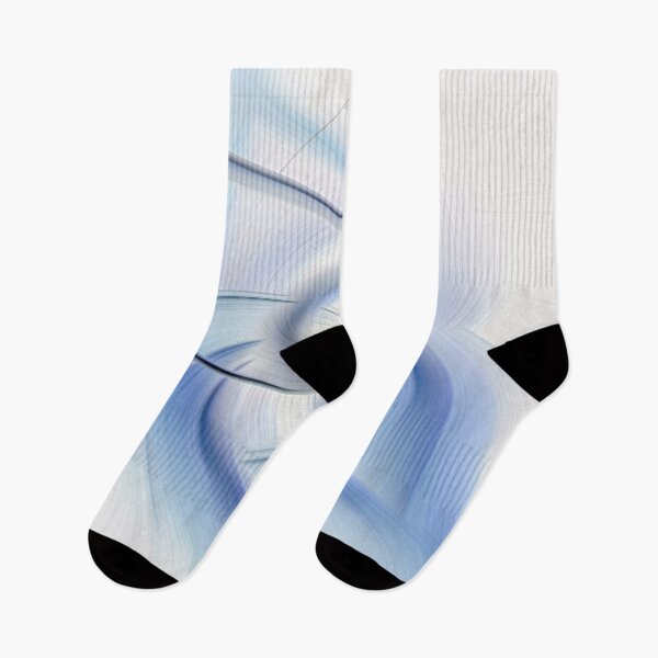 Item preview, Earthbound Digital Abstract Blue White Inversion designed and sold by nancyjcreates.