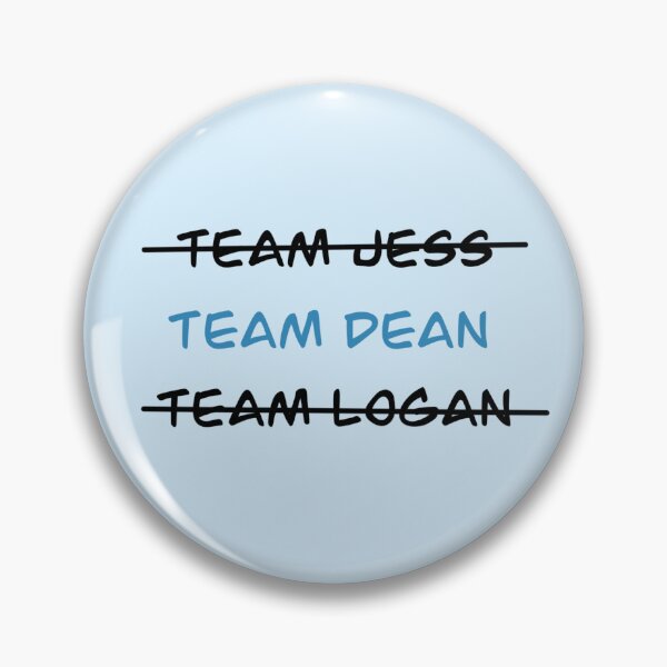 Artikelvorschau, Team Dean blau entworfen und verkauft von FunPunStickers.