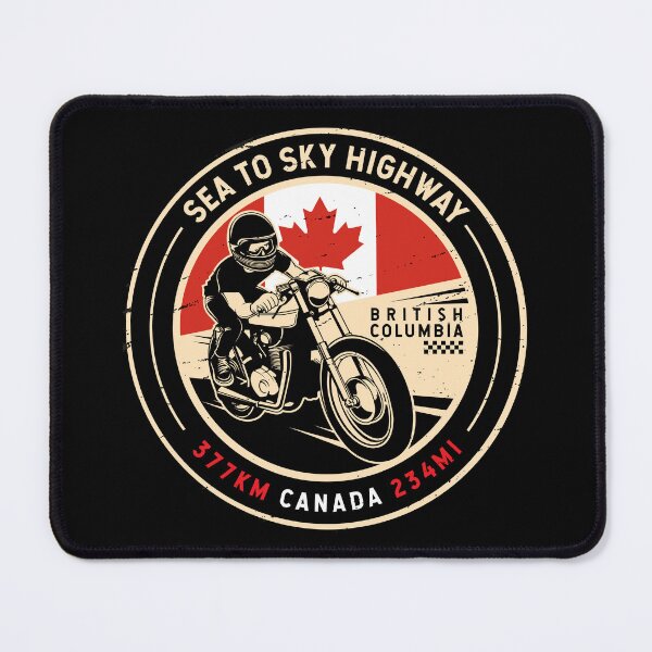 Item preview, Sea to Sky Highway | Canada | Motorcycle designed and sold by KrisSidDesigns.