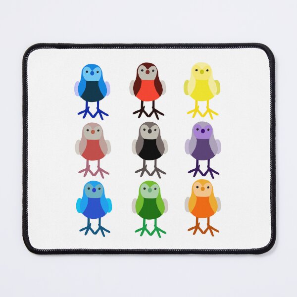Item preview, Colorful Target Bird Rainbow designed and sold by byebecbec.