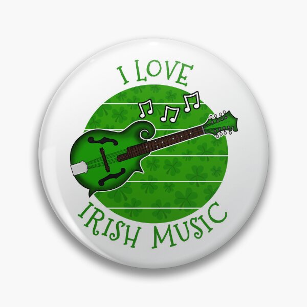 Item preview, St Patrick's Day Mandolin, I Love Irish Music designed and sold by doodlerob.