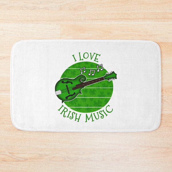 Item preview, St Patrick's Day Mandolin, I Love Irish Music designed and sold by doodlerob.