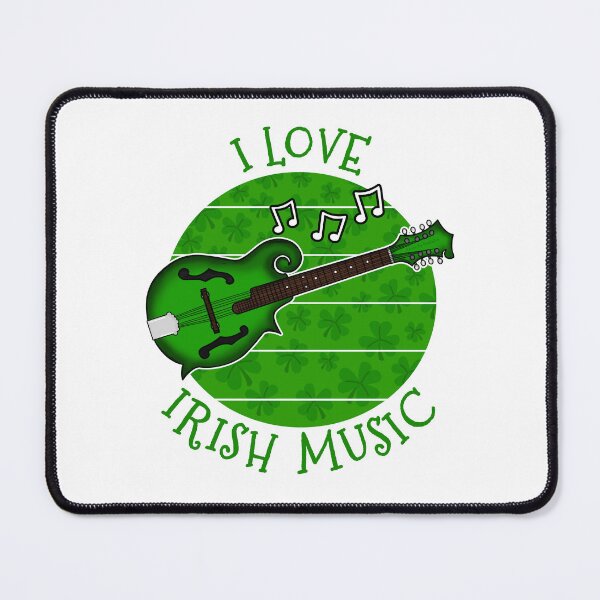 Item preview, St Patrick's Day Mandolin, I Love Irish Music designed and sold by doodlerob.