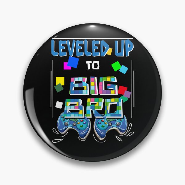 Item preview, Leveled Up to Big Bro, Big Brother to Be, Gamer Big Brother designed and sold by orangeblue21.