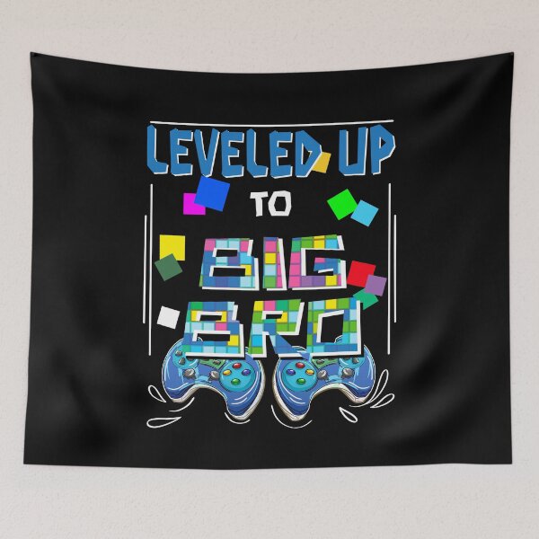 Item preview, Leveled Up to Big Bro, Big Brother to Be, Gamer Big Brother designed and sold by orangeblue21.
