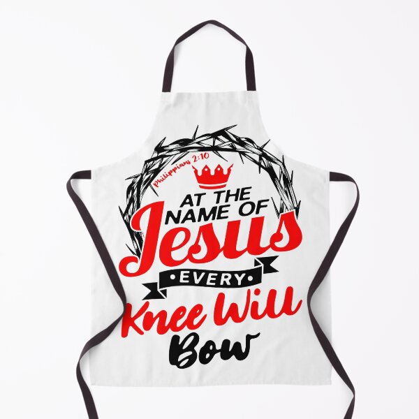 Item preview, At The Name Of Jesus EVERY KNEE WILL BOW Philippians 2:10 designed and sold by plushism.