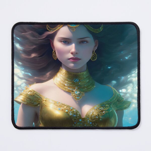 Artikelvorschau, Basilea Königin von Atlantis entworfen und verkauft von @adorcharm Modern & Classic AI Art.