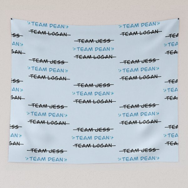 Item preview, Team Dean blue sparkles designed and sold by FunPunStickers.