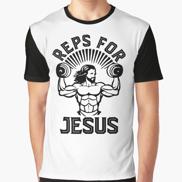 Item preview, Reps for Jesus: Motivational Christian Art. Black designed and sold by Findyourmerch.