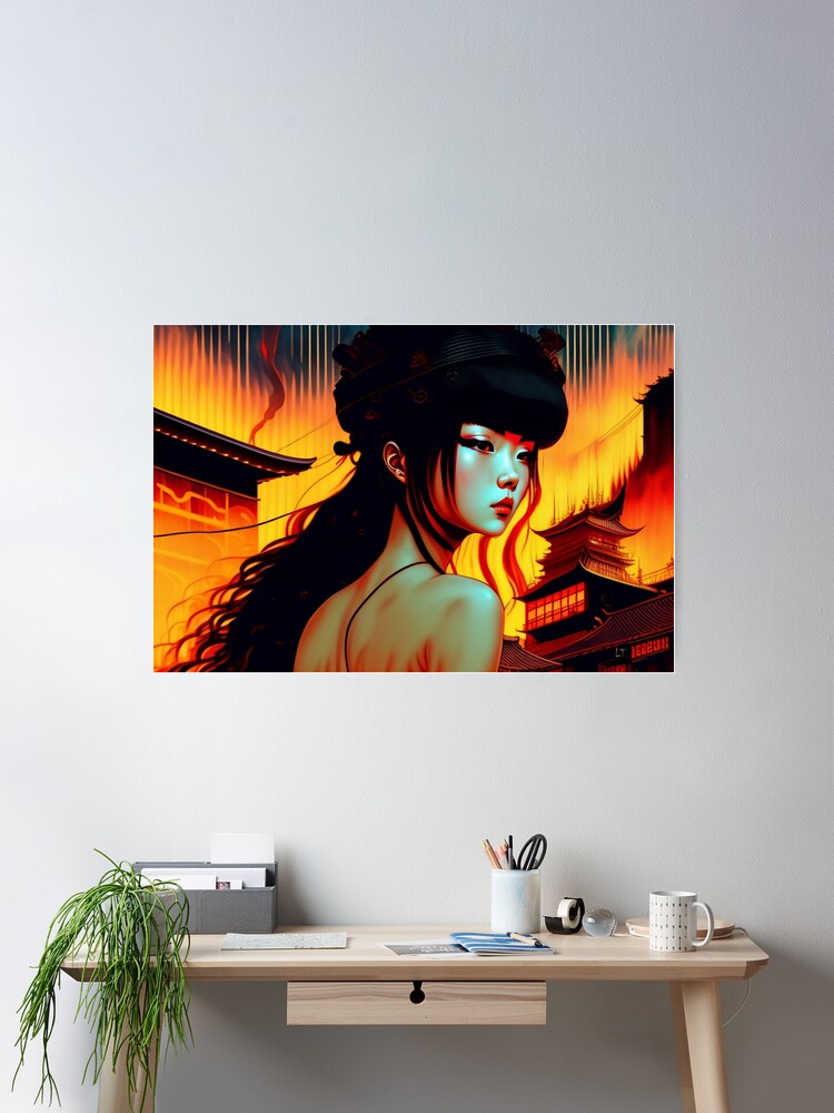 Thumbnail 2 von 3, Poster, Burning House designt und verkauft von leviatansworks.