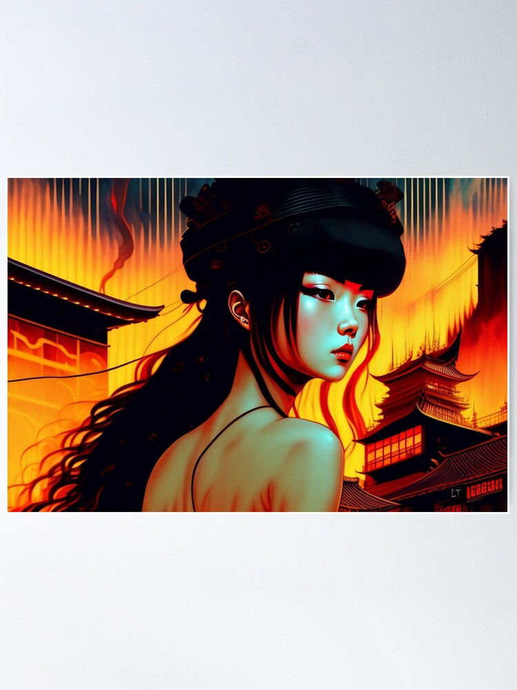 Thumbnail 1 von 3, Poster, Burning House designt und verkauft von leviatansworks.