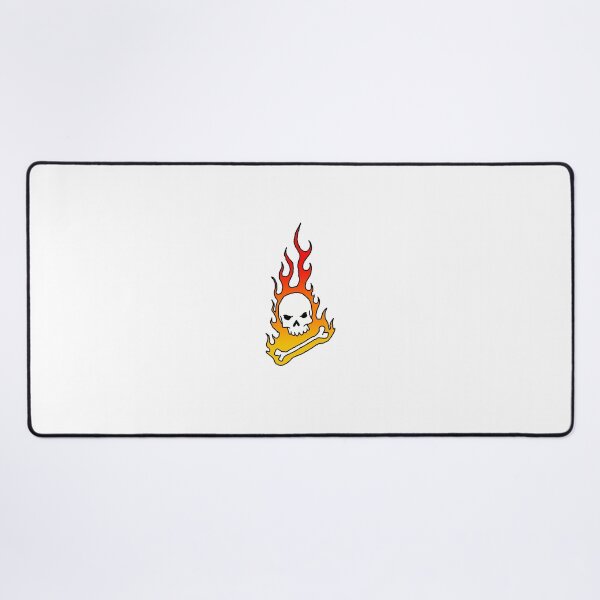 Item preview, Flaming Skull and bone designed and sold by AlchemistArtist.