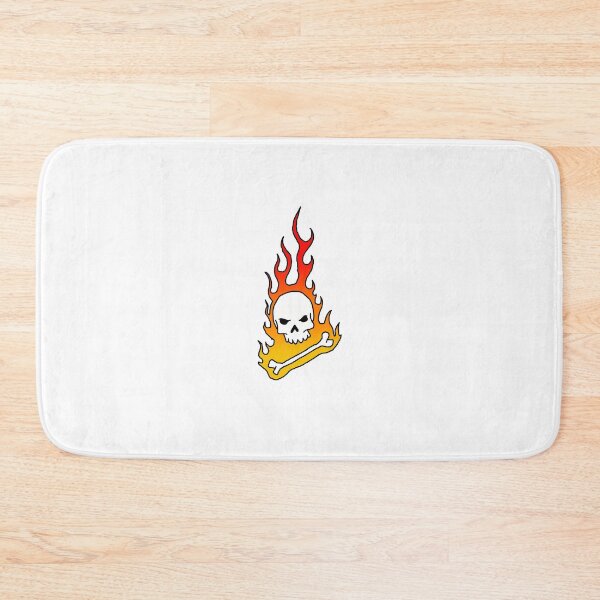 Item preview, Flaming Skull and bone designed and sold by AlchemistArtist.