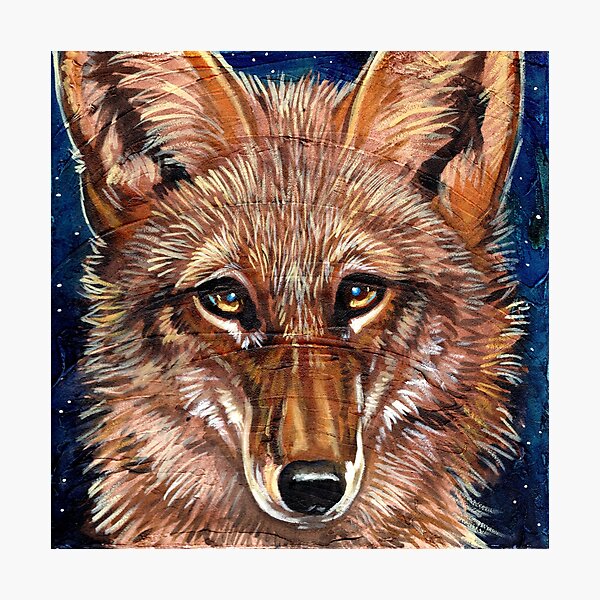 Item preview, Coyote Soul designed and sold by brushandtea.